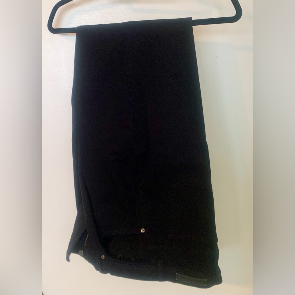 Gloria Vanderbilt straight leg black jeans size Misses 14